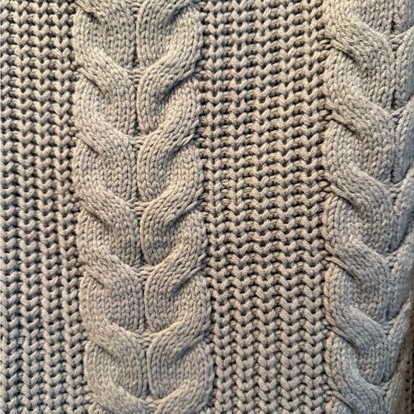 Heaven Well Within/Talbots light gray knitted sweater, cowl neck, size XXL NWOT! - Picture 3 of 5